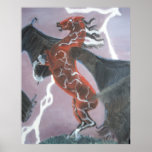 Bat-winged Pegasus Poster posters