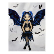 "Bat Wings" Postcard