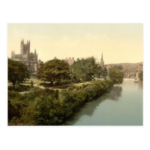 Bath Abbey, Bath, Somerset, England Post Card