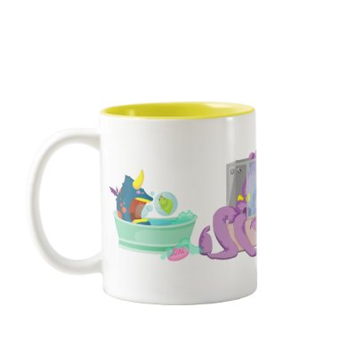 Bath Monsters Collection Coffee Mugs by cherryroca