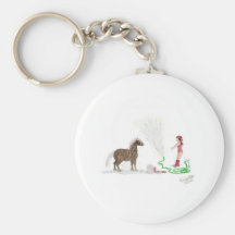 Bath Time Gone Wrong Key Chain