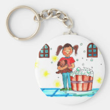 Bath Time Keychain