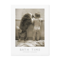 Bath Time Postcard