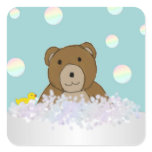 Bath Time Teddy Stickers