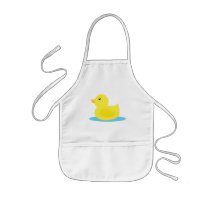 Bath Time Yellow Duck Apron