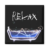 BATH TUB X-RAY VISION SKELETON - ORIGINAL
