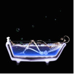 BATH TUB X-RAY VISION SKELETON - ORIGINAL photo sculptures
