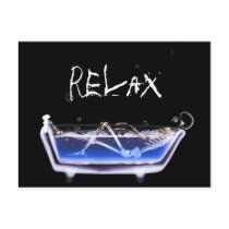 BATH TUB X-RAY VISION SKELETON - ORIGINAL
