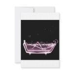 BATH TUB X-RAY VISION SKELETON - PINK