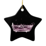 BATH TUB X-RAY VISION SKELETON - PINK