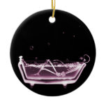 BATH TUB X-RAY VISION SKELETON - PINK