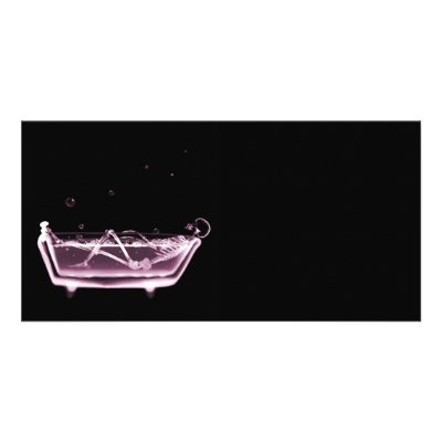 BATH TUB X-RAY VISION SKELETON - PINK by VoXeeD