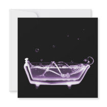 BATH TUB X-RAY VISION SKELETON - PURPLE