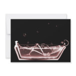 BATH TUB X-RAY VISION SKELETON - RED