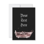 BATH TUB X-RAY VISION SKELETON - RED