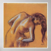 Bather Drying Herself, c. 1892, Edgar Degas Poster