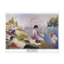 Bathers At Asnieres,  By Seurat Georges Postcard