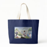 Bathers at Asnieres, Georges Seurat Canvas Bag