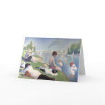 Bathers at Asnieres, Georges Seurat Greeting Cards