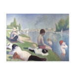 Bathers at Asnieres, Georges Seurat postcards