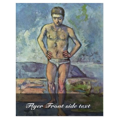 Bathers By Paul Cézanne (Best Quality) Custom Flyer by Artcollection