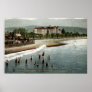 Bathers, Hotel Potter, Santa Barbara CA, 1908 Print