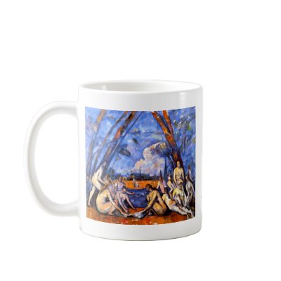 Bathers Paul Cezanne French post impressionist art Mug by TimelessPaintings