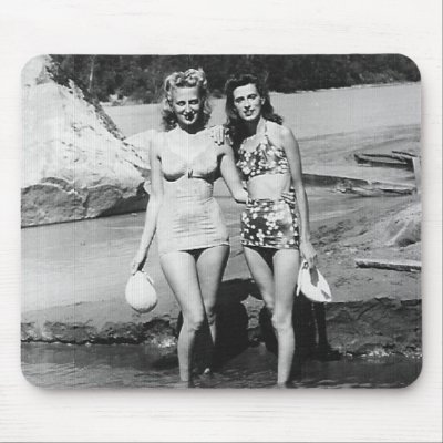 bathing beauties mouse pads by mbutts2006