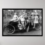 Bathing Beauties on a Car 1919 Poster
