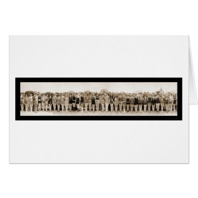 Bathing Beauty Pageant Photo 1925 Card by lc_panoramicphotos
