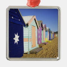 Bathing Boxes, Middle Brighton Beach, Port Christmas Ornaments