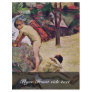 Bathing Breton Boy By Gauguin Paul (Best Quality) Custom Flyer
