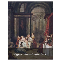 Bathing By Jean-Baptiste Pater (Best Quality) Personalized Flyer