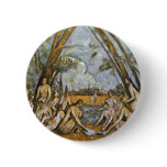 Bathing By Paul Cézanne (Best Quality) Buttons