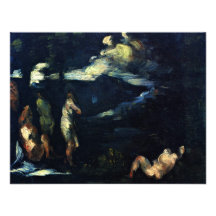 Bathing By Paul Cézanne (Best Quality) Personalized Invitations