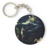 Bathing By Paul Cézanne (Best Quality) Keychains
