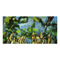 Bathing By Paul Cézanne (Best Quality) Customized Photo Card