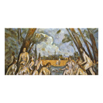 Bathing By Paul Cézanne (Best Quality) Custom Photo Card