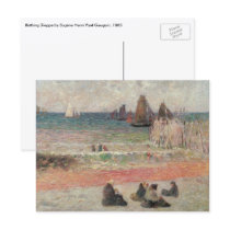 Bathing Dieppe by Paul Gauguin