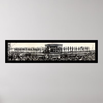Bathing Girl Parade Photo 1925 Print by lc_panoramicphotos