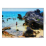 Bathing in the Ocean St. George Bermuda Greeting Card