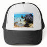 Bathing in the Ocean St. George Bermuda Trucker Hats