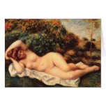 Bathing Nude by Renior Greeting Cards