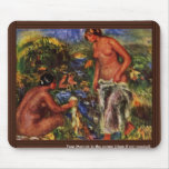 Bathing Women By Pierre-Auguste Renoir Mousepads
