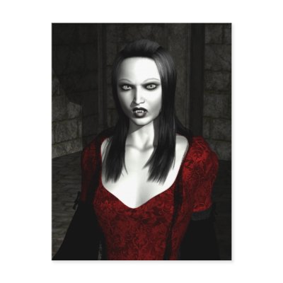  Bathory Gothic Art Postcard by darkdreams