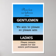 Bathroom Etiquette Posters
