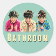 Bathroom Moving Box Packing Label Sticker
