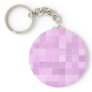 Bathroom Tiles Pink Keychain
