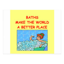 baths post card