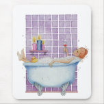 Bathtub Joy Mousepad